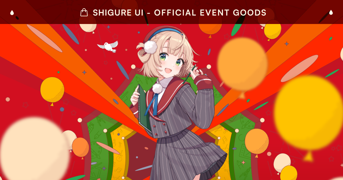 アクリルブロック（しぐれうい5周年記念キービジュアル）｜SHIGURE UI - OFFICIAL EVENT GOODS